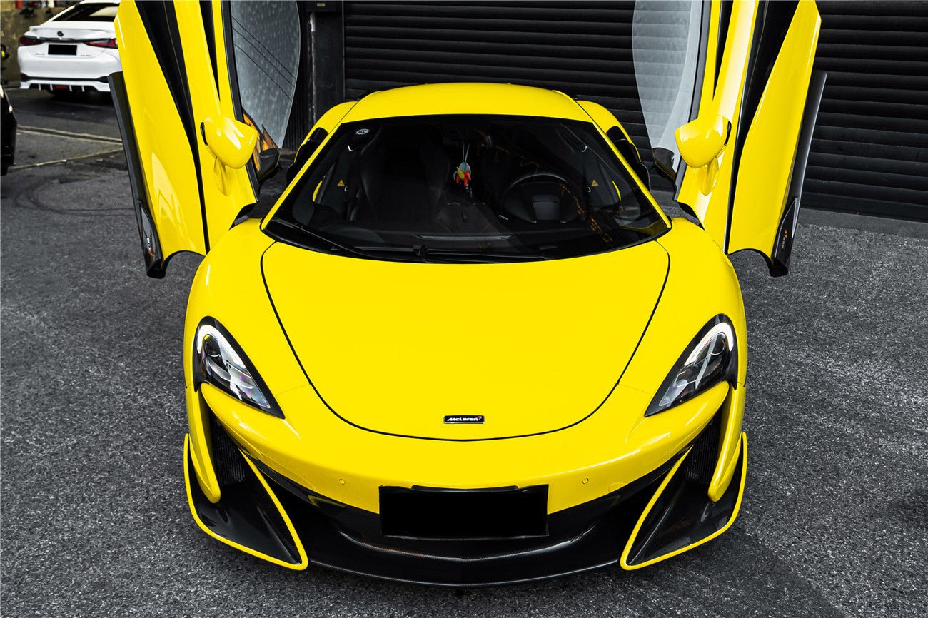 2015 - 2020 McLaren 540C & 570S Carbon Fiber Front Bumper Lip With Undertray
